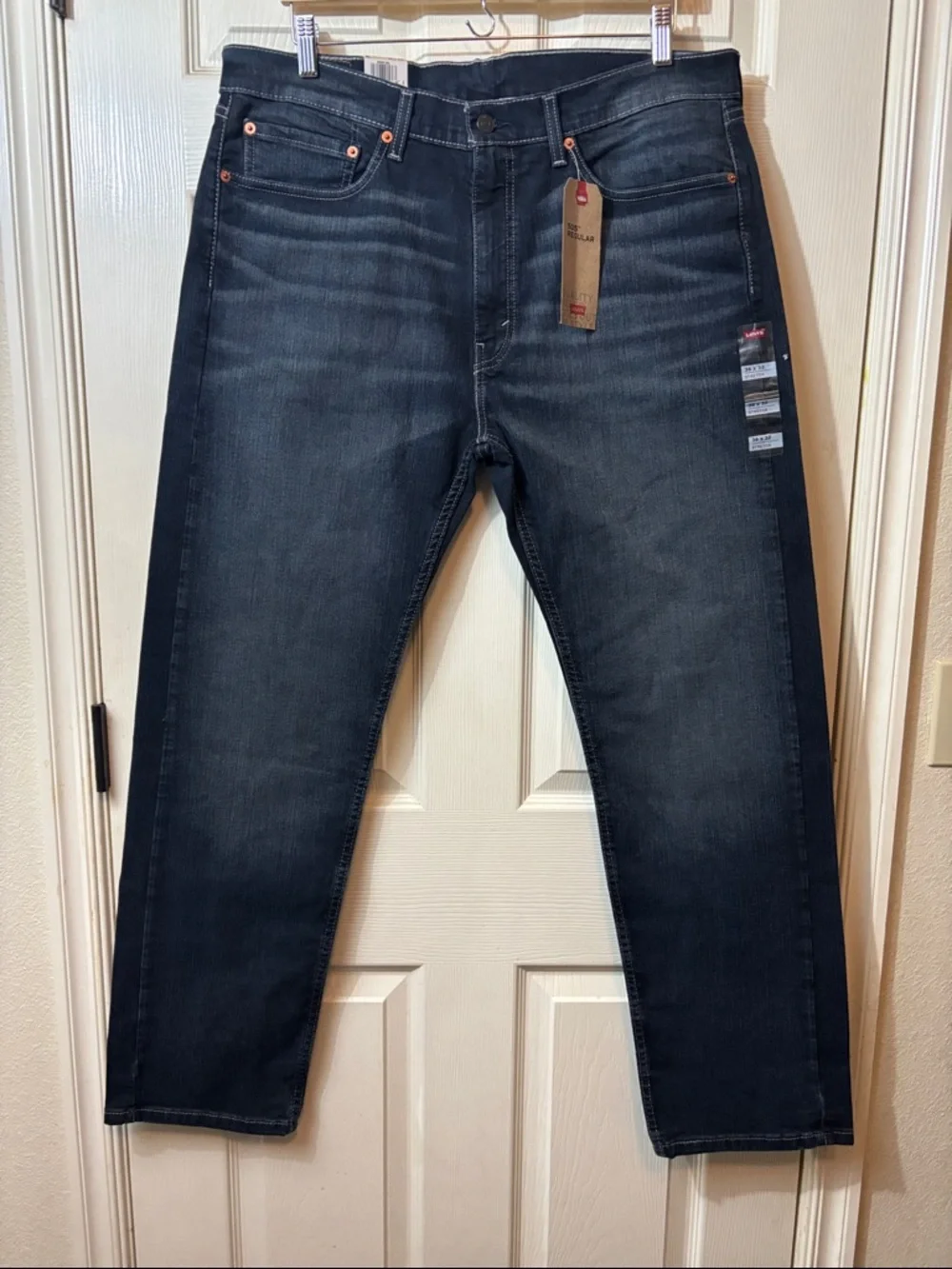 Levi's Men's Dark Gray Straight Jeans
